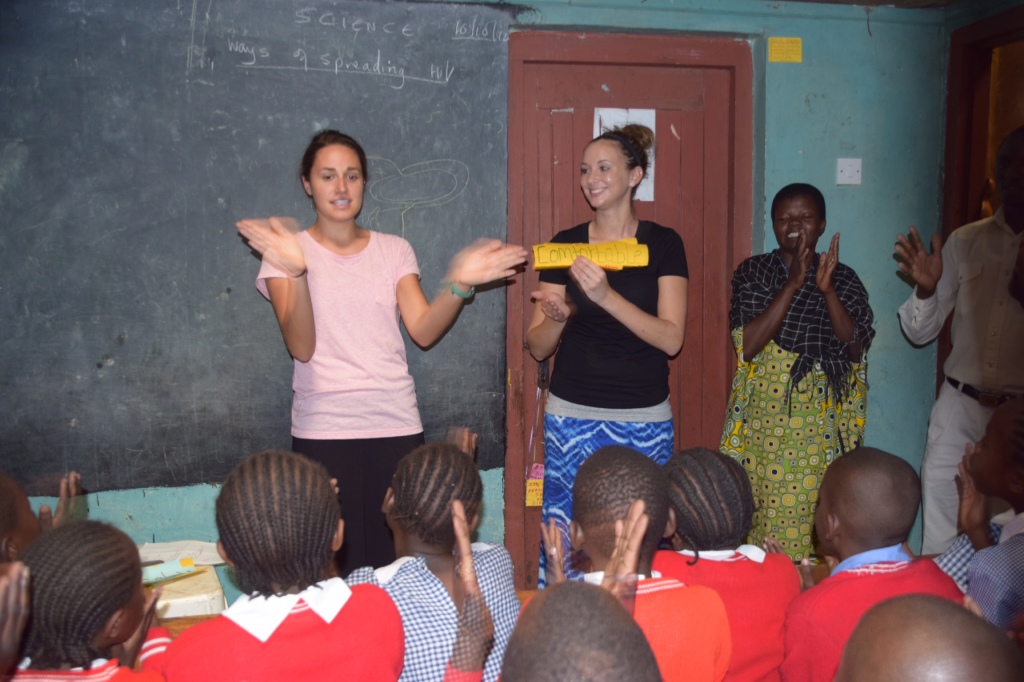 CP teachers sharing with the class